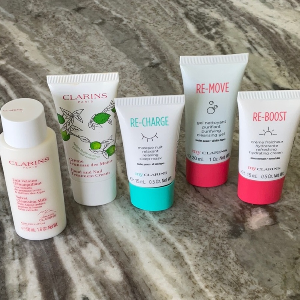 *PRICE DROP CLARINS Clean Beauty Travel Size Treatments